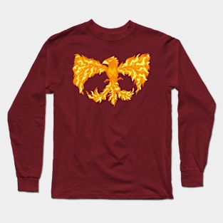 Red Flame Phoenix Long Sleeve T-Shirt